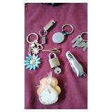 Key chains, knife and more turqouise