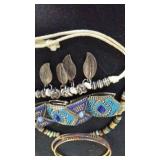 Beaded Jade bracelet,and more