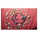 Three necklaces and a bracelet