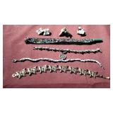 Jewelry  lot ear5ings braclet