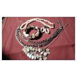 Various jewelry necklaces and more