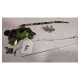 turqouise cross and colorful bracelet