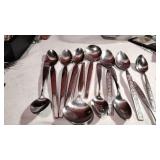 Large lot of stainless steel silverware