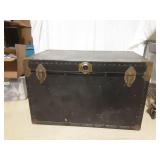 Vintage Travel Trunk with Insert