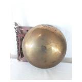 Vtg Brass Boxing Ring Bell Mounted