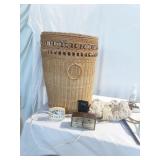 Woven Laundry Hamper and...