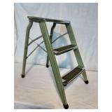 Vtg Metal Step Stool