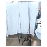 Lot of Vintage Fishing Poles