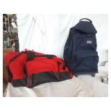 1 Duffle Bag and 1 Rolling Bag