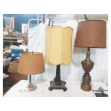 Lot of 3 Table Lamps