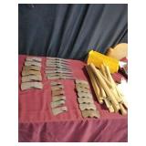 Lot of Ax Heads and Wood Handles