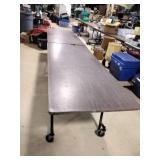Folding Old School Lunch Table