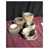 5 Vintage smelting Pots