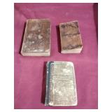 Lot of 3 Antique Pocket Books