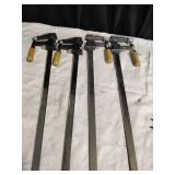 Pittsburgh Ratchet Bar Clamps (4)