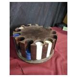 Vtg Poker Chips and Carousel