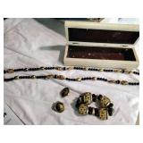 Leopard spotted jewelry set