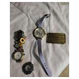 Ladies Watches and Belt Buckle