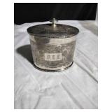 Silverplate Tea / Tobacco Caddy