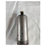 Vtg Cylinder Oil Lamp Font