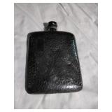 Vintage Hammered Silverplate Flask