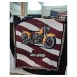 Harley-Davidson Throw Blanket