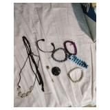 Glass beaded bracelets