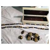 Leopard spotted jewelry set