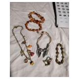 Bracelets, earrings,necklaces