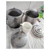 Vtg Camp Coffee Pot & Pan