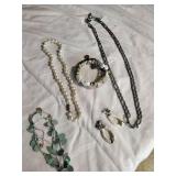 Various jewelry necklaces and more