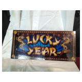 Plexiglass Back To Slot Machine Lucky Year