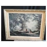 Framed Print on Board "Road to Emmaus"