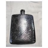 Hammered Silverplate Flask