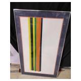 Morris Louis "Color Line" Framed Print.