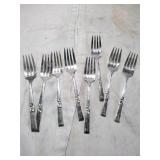 1948 Oneida Community Dessert Forks (8)