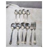1930 Florence EPNS Forks and Spoons