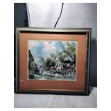 J. Newel Lewis Watercolor Print