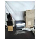 Master Chef Knife Block and Napkin Dispenser