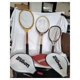 Vintage Tennis Raquets