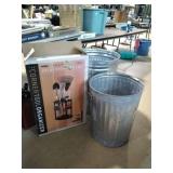 Galvanized Metal Trash Cans