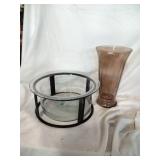 Glass And Metal Centerpiece