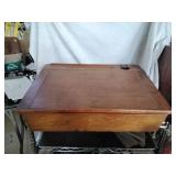 Early to Mid Century Wood Student's Desk