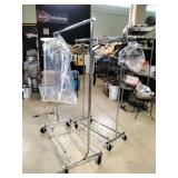 Pair of Adjustable Height Garment Racks