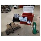 Coolers and Life Vest