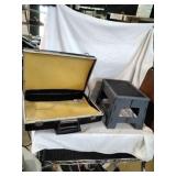 Hard Side Briefcase and Portable stool