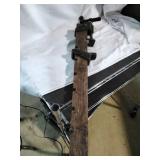 Antique Wood/Cast Iron Bar Clamp