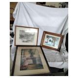 3 Small Framed Prints