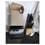 Master Chef Knife Block and Napkin Dispenser