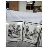 Pair of P. Sigal Sketches